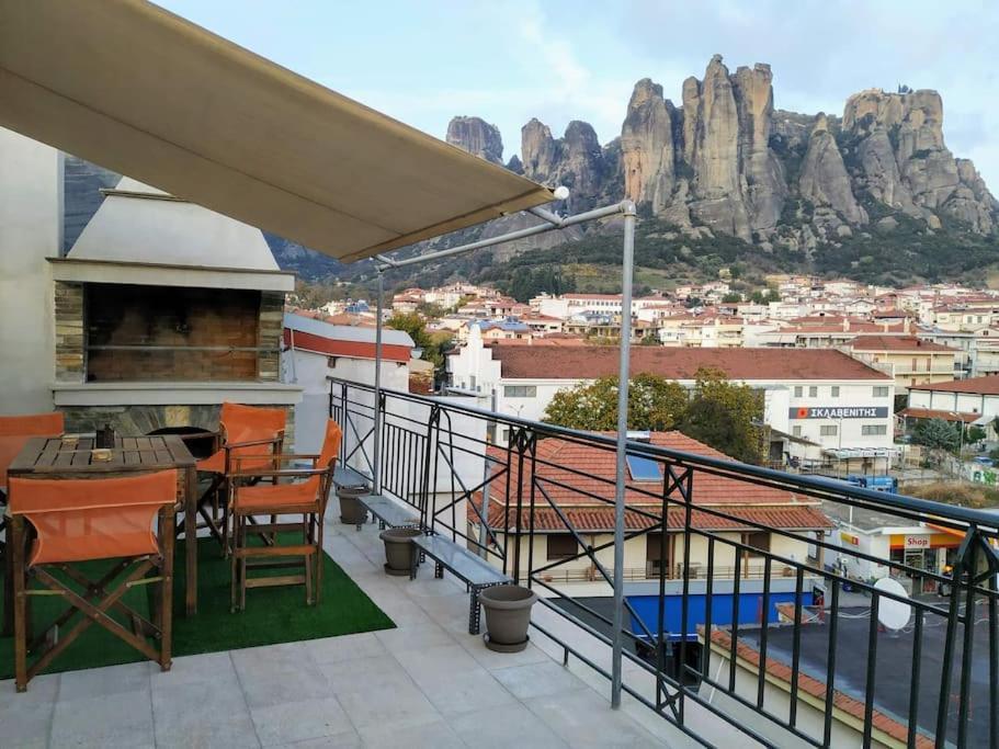 Best View Of Meteora In "Stavros Home" Kalabáka Exterior foto