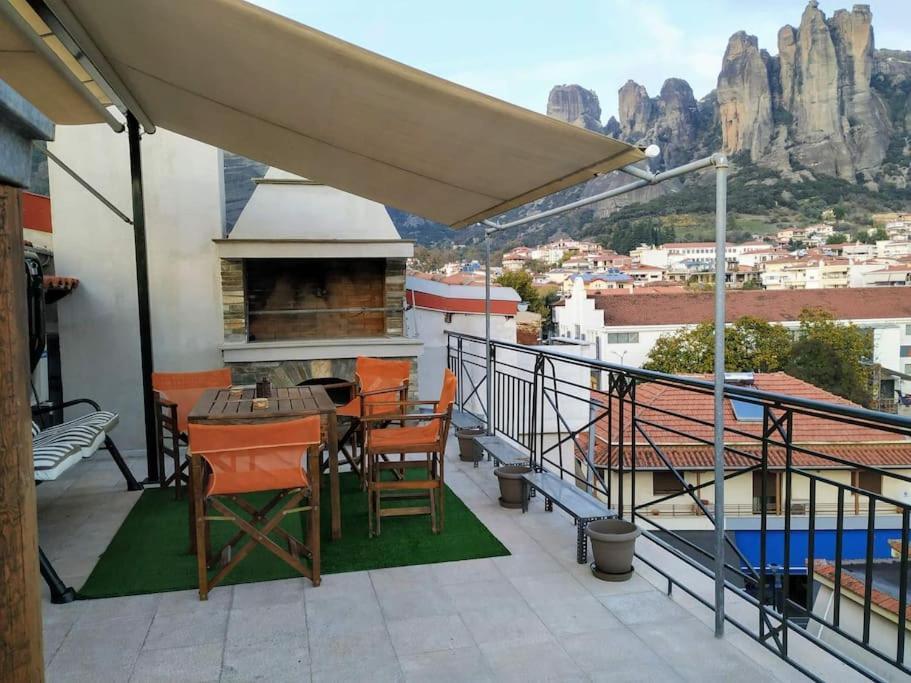 Best View Of Meteora In "Stavros Home" Kalabáka Exterior foto