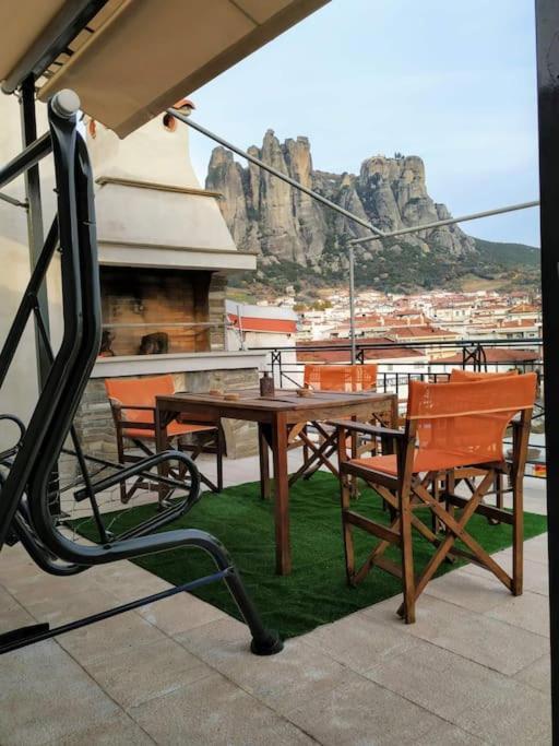 Best View Of Meteora In "Stavros Home" Kalabáka Exterior foto